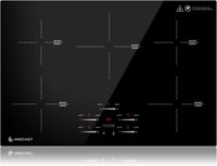 AMZCHEF 80 cm beépíthető indukciós főzőlap 5 zónás 9500W booster funkcióval 1