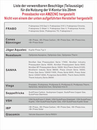 AMZCNC Hidraulikus Préselt Fogó V-Kontúr 12-22-28mm Forgófejes Csőprés Szerszám 3