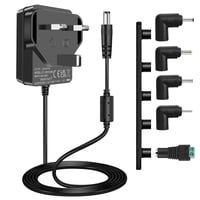 Sieťový adaptér AmzFwing 9V 1,5A, napájací kábel DC 9V, AC 100-240V, konektor s kladným pólom v strede, univerzálny sieťový adaptér 1