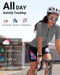 Amzhero fitness tracker okosóra pulzusmérővel, alvásfigyelővel, 5ATM vízálló 2