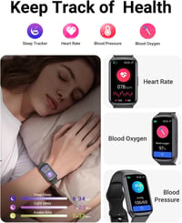 Amzhero fitness tracker okosóra pulzusmérővel, alvásfigyelővel, 5ATM vízálló 4