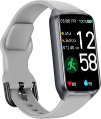 Inteligentné hodinky Amzhero Fitness Tracker pre ženy a mužov, 7-dňová výdrž batérie, 20+ športových režimov, meranie SpO2, monitor spánku, monitor srdcového tepu, krokomer, vodotesnosť 5ATM 1