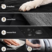 AMZPET Kutyatakaró autóhoz vízálló hátsó ülésvédő 147cm széles - Rear Seat - Extra Wide - 143 cm 4