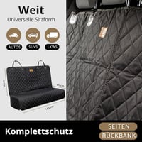 AMZPET Kutyatakaró autóhoz vízálló hátsó ülésvédő 147cm széles - Rear Seat - Extra Wide - 143 cm 3