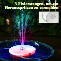 AMZtime USB LED szökőkút távirányítóval, RGB világítás, kerti és beltéri használatra 7