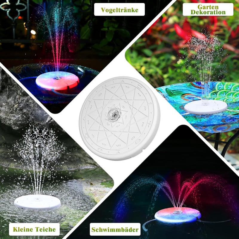 AMZtime USB LED szökőkút távirányítóval, RGB világítás, kerti és beltéri használatra