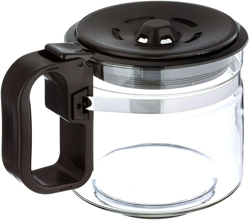 ANAKEL HOME univerzális nagy kávéfőző üveg csepegtetős kávéhoz, 12,5-15cm, szellőzőfedéllel