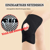 ANAMPION Térdtámasz S méret, Patella nyílással, Állítható Térdvédő Férfiaknak és Nőknek 6