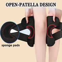 ANAMPION XXL Térdtámasz Patella Nyílással, Állítható Térdvédő Férfiaknak és Nőknek 3