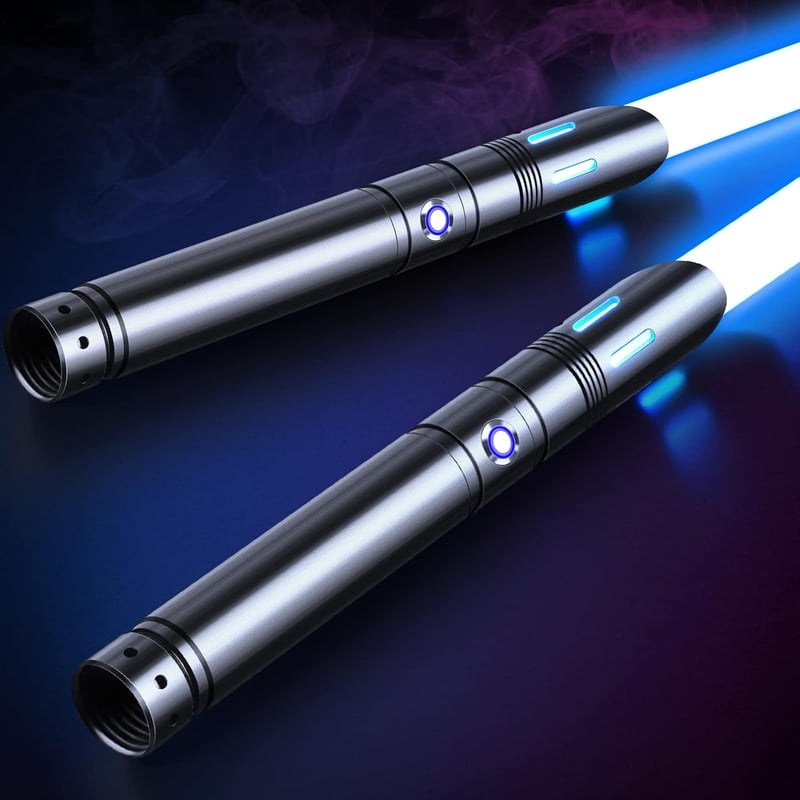 ANASABER Dupla Pengés Világítófegyver 4 Hangeffekt 12 RGB Szín Fém Nyél 2db