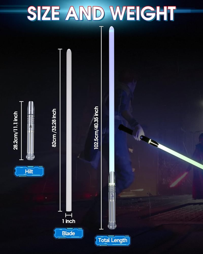 ANASABER S9 Dueling Lightsaber - Interaktív Fénykard Pár