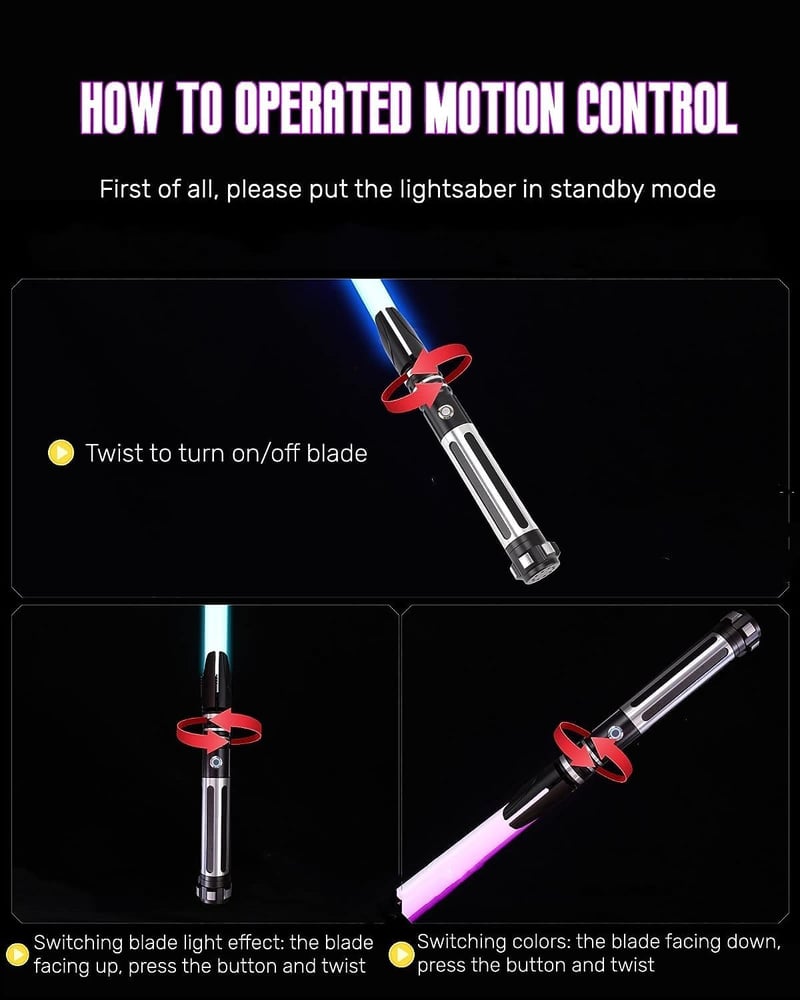 ANASABER S9 Dueling Lightsaber - Interaktív Fénykard Pár