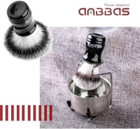 Anbbas 3 az 1-ben borotvakészlet szintetikus sörtével és tartóval 2