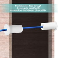 ANBOO 4 darabos Starlink kábelrendező szett falátvezetővel fehér, Starlink router és Ethernet adapter kompatibilis 5