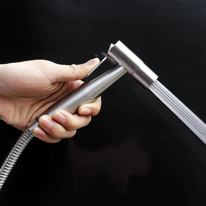ANBOO Bidet Kézi Zuhanyzó Szett Rozsdamentes Acél 150cm Csővel - Set 3