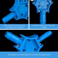 ANBOO Csővágó készlet PVC és többrétegű csőhöz 42mm-ig kalibrátorral 3
