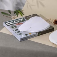 ANBOXIT Thermomix TM6/TM5 csúsztatótábla bambusz görgős konyhai segédlet fehér - White 6
