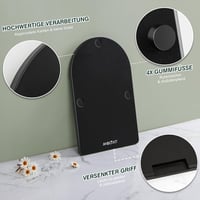 ANBOXIT TM7 Thermomix csúszótábla bambusz görgős fekete 5