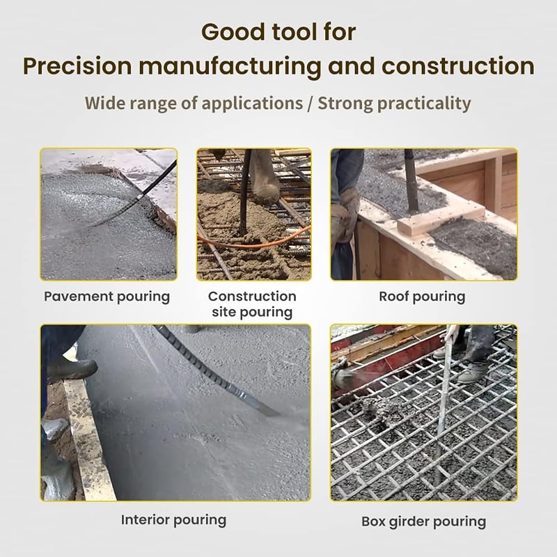 Anbull 1300W Betonvibrátor 1m Belső Vibrátorral 35mm Palackkal