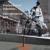 Anbull Betonvibrátor 1300W Elektromos Beton Tömörítő 2m Kábel 35mm Vibrációs Fej 4800 Fordulat Építőipari Gép 4