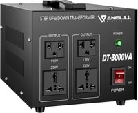 Anbull DT-3000W Toroid Transzformátor - Feszültségátalakító 110V-230V Között, Kétirányú Konverter, 50-60 Hz 1
