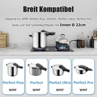 Ancable WMF 22cm szilikon tömítőgyűrű nyomásfőzőhöz 3L-8.5L 6