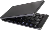ANCLLO Vezeték nélküli összecsukható Bluetooth billentyűzet, ultra vékony, újratölthető, iOS Android Windows kompatibilis 4