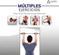 Andes Állítható Húzódzkodó Rúd 65-93 cm, 200 kg Terhelhetőség 3