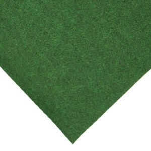 Covor tip iarbă artificială andiamo cu butoni de drenaj, 133 x 400 cm, verde - Rolă de gazon pentru balcon, terasă, grădină