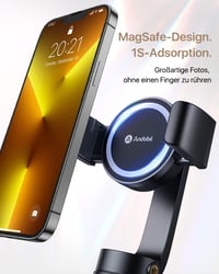 andobil Mágneses Szelfibot Állvány MagSafe Kompatibilis, Bluetooth Távirányítóval, 160 cm-ig Kihúzható Tripod iPhone 16/15/14/13 Telefonokho 3
