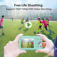 Andoer 44MP digitális fényképezőgép 1080P videó 16X zoom 32GB memóriakártya 7