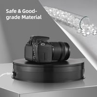 Andoer Elektromos Forgótálca 30 cm - 360° Forgatható LED Világítással, 60 kg Teherbírással, Távirányítóval - Ékszer, Termék Bemutató, Fotózás 4