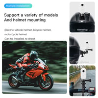 Mini akčná kamera Andoer 1080P WiFi športová kamera so 120° širokým uhlom záberu, magnetickým popruhom na krk, vodotesným puzdrom a 32GB TF kartou, biela 7