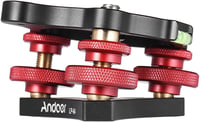 Andoer Tripod Leveling Base Alumínium Szintezővel Canon Nikon Sony DSLR Kamerához 3