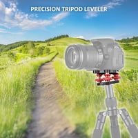 Andoer Tripod Leveling Base Alumínium Szintezővel Canon Nikon Sony DSLR Kamerához 9