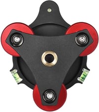 Andoer Tripod Leveling Base Alumínium Szintezővel Canon Nikon Sony DSLR Kamerához 8