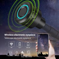 Andoer Vezeték Nélküli WiFi Teleszkóp Kamera - 4K Videó és Fotó Rögzítés, Beépített Akkumulátor, 1,25 Hüvelykes Okulár, Hordozható 6