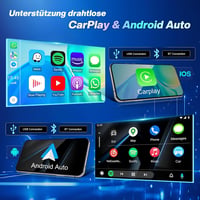Android 14 Autórádió T6 Transporterhez 4+64GB 9" Érintőképernyő CarPlay Bluetooth 3