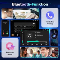 Android 14 Autórádió T6 Transporterhez 4+64GB 9" Érintőképernyő CarPlay Bluetooth 7