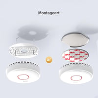 Andyssey Füstérzékelő Hálózati 10 Év Akkumulátor DIN 14604 2db 6