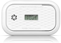 Andyssey ZA326 Szén-monoxid Érzékelő LCD Kijelzővel, Hordozható CO Riasztó Cserélhető Elemmel, 10 Éves Szenzor, 85 dB Hangerő 1