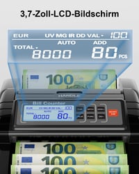 Počítačka bankoviek Aneken AL1000 - čierna 4