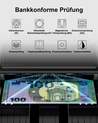 Počítačka bankoviek Aneken AL1000 - čierna 3
