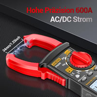 ANENG PN200 Digitális Lakatfogó Multiméter TRMS Auto Range AC/DC Áram Feszültség Mérő 4