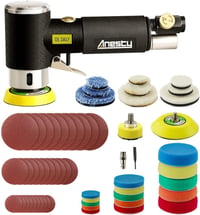 Anesty 25-75 mm Pneumatikus Orbitális Csiszoló Autó Polírozó Gép 1