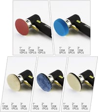 Anesty 25-75 mm Pneumatikus Orbitális Csiszoló Autó Polírozó Gép 5