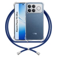 Husă ANFAIRLACE pentru Xiaomi 15 cu lanț - Husă de telefon verde cu lănțișor pentru purtat la gât 1