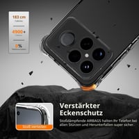 Husă ANFAIRLACE pentru Xiaomi 15 cu lanț - Husă de telefon verde cu lănțișor pentru purtat la gât 6
