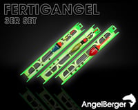 Angel-Berger Horgász szett 3 féle komplett úszós horgászfelszerelés készlet 2