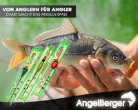 Angel-Berger Horgász szett 3 féle komplett úszós horgászfelszerelés készlet 6